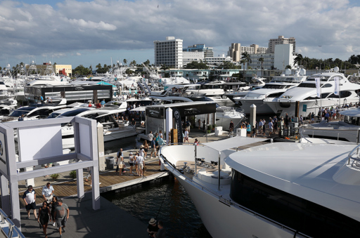 Fort Lauderdale International Boat Show people