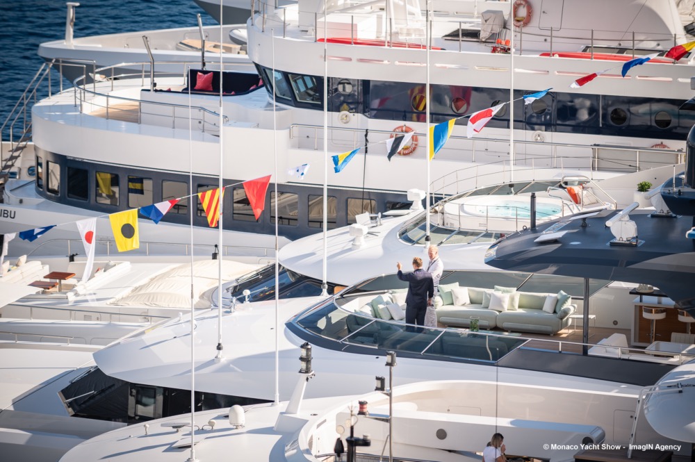 Monaco Yacht Show boats