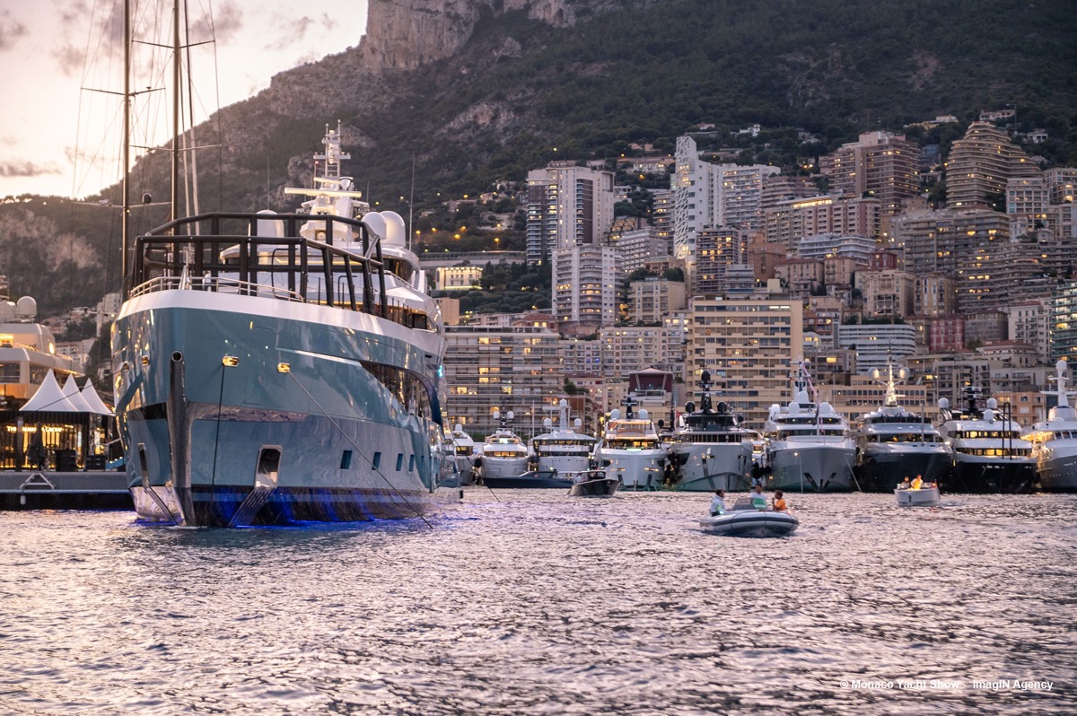 Monaco Yacht Show port